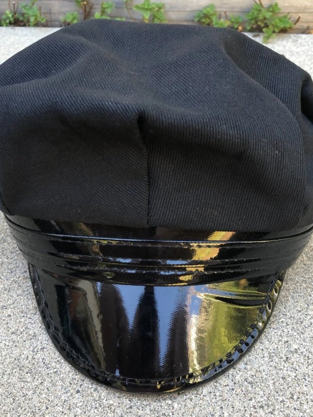 Women's Army Cadet Military Hat One Size Snapback Cap Adjustable Black